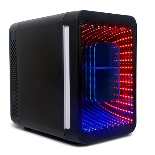 Rgb led mirror mini fridge - mirror,