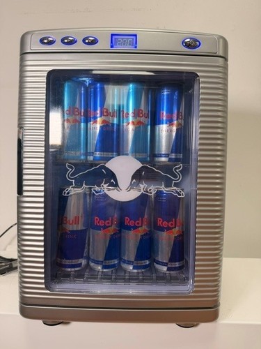 Red bull mini cooler - red, fridge