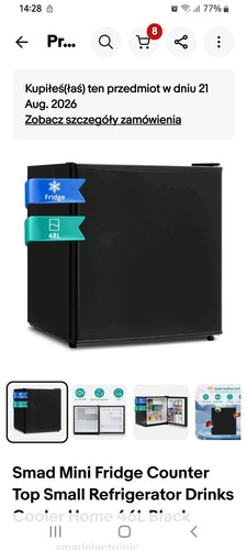 Smad mini fridge counter - smad,