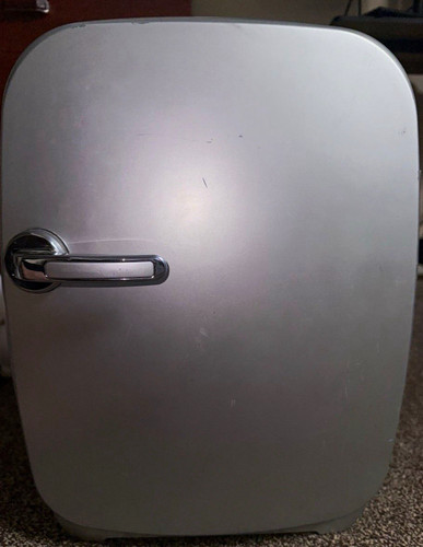 Silver mini fridge - mini,