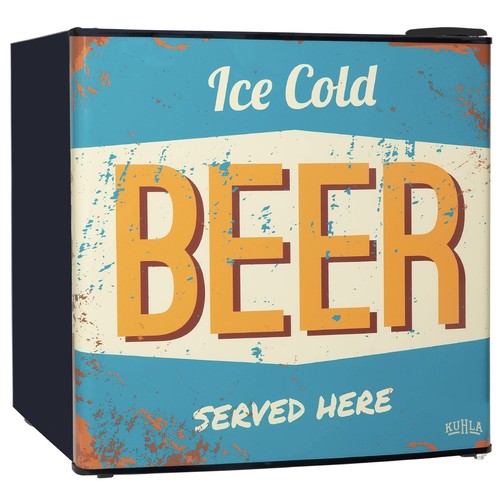 Kuhla black mini fridge - black, 45