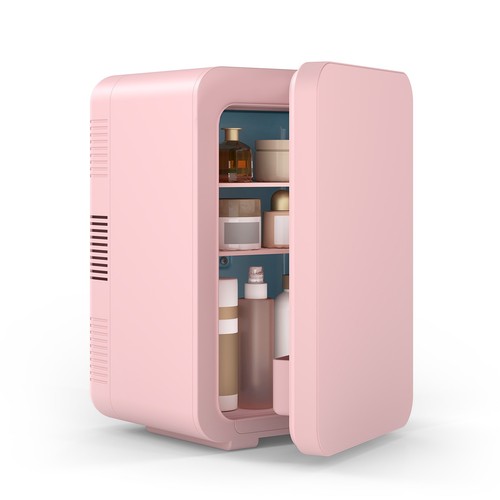 Pink 10l mini fridge portable - fridge,